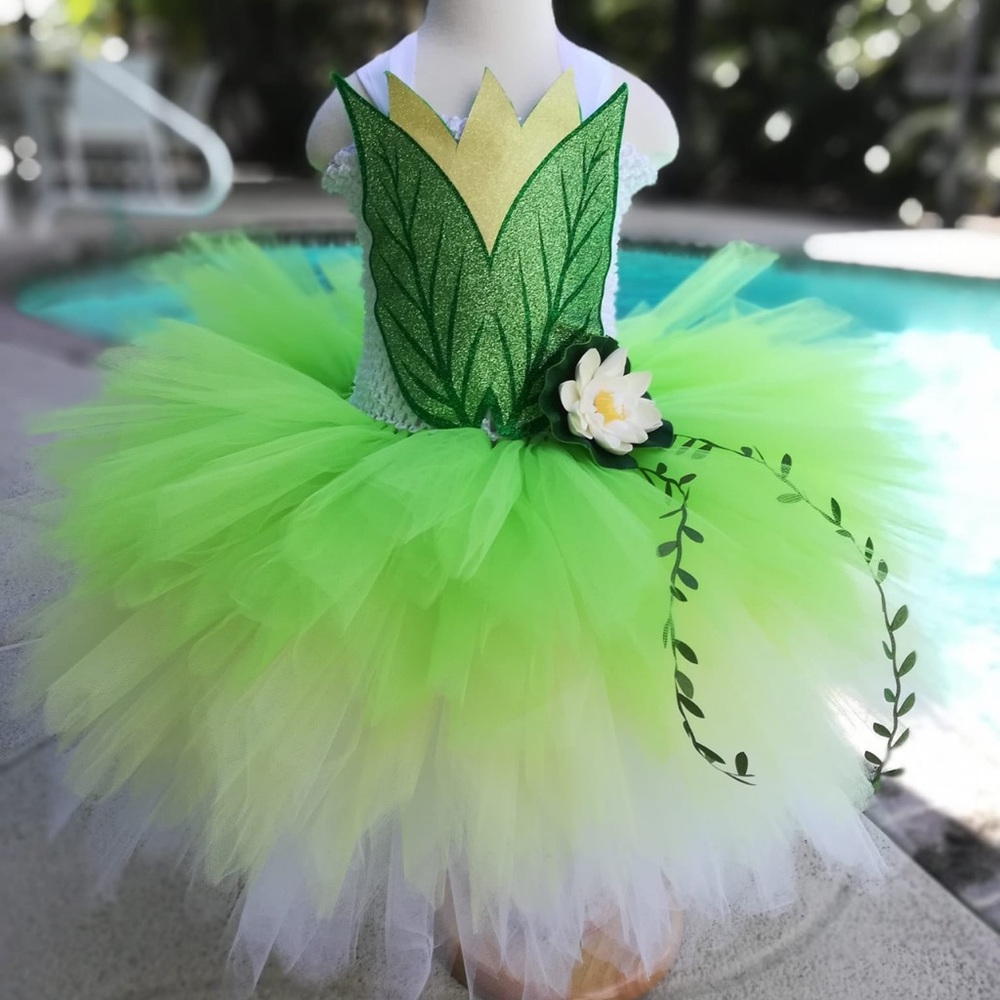 Princess Tiana Girls Costume